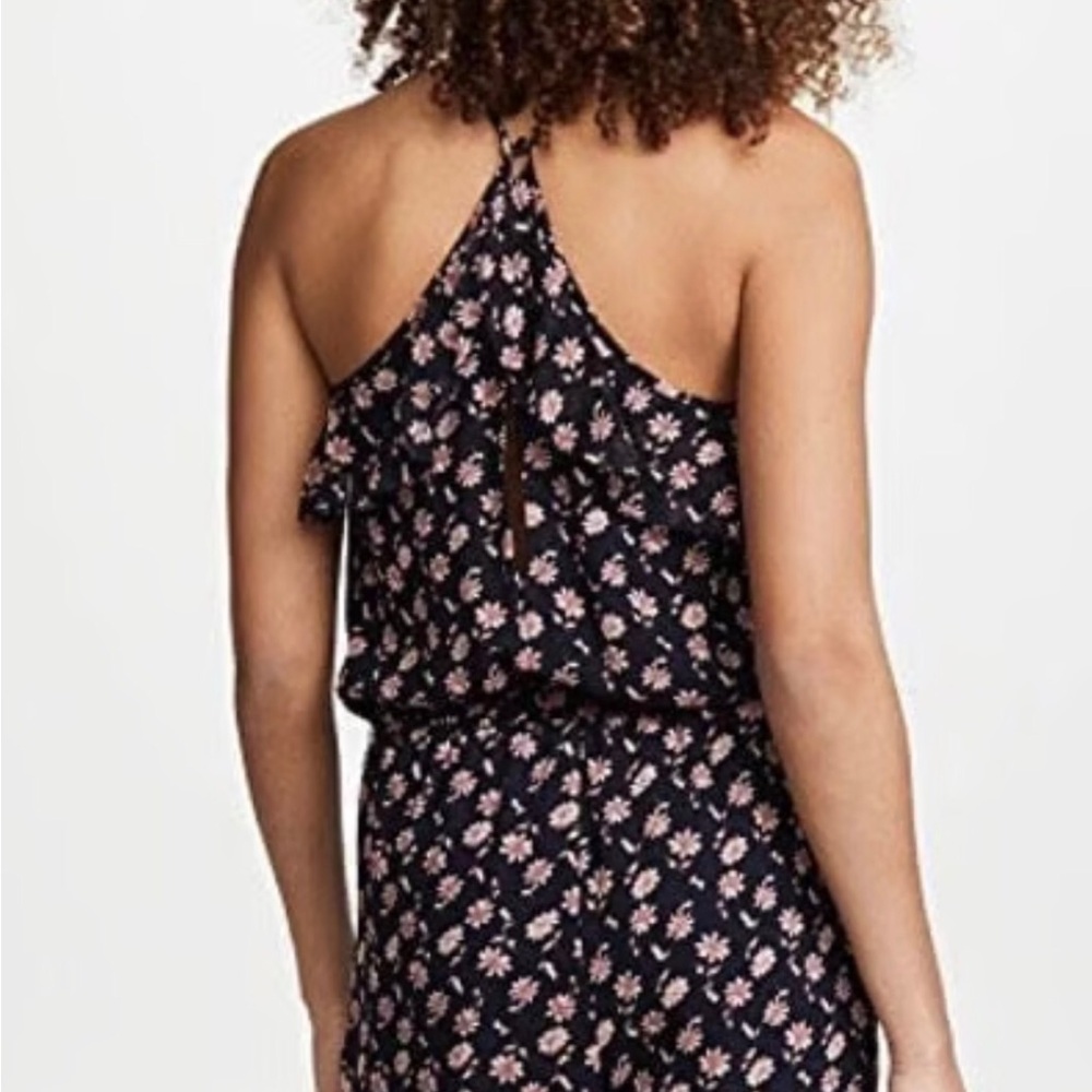 HOST PICK  🎊🎉JOIE Jael Floral-print Silk Jumpsuit In Midnight NWT Size Small - Picture 12 of 12